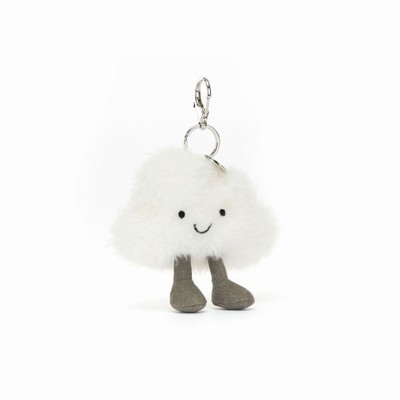 Jellycat Cloud Bag Charm USA | 54372OETM